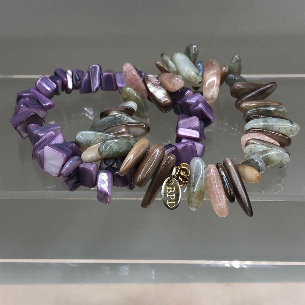 BPD Betsy Pittard Designs Shells and Stones Boho Bracelets-Curated Bundle